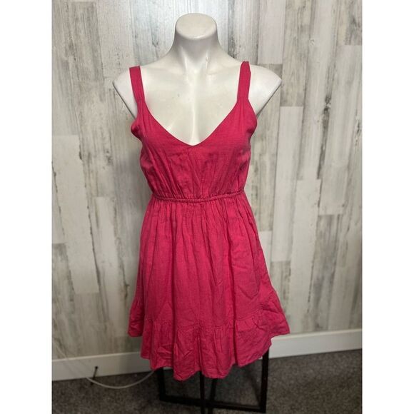 Pink flare dress - Picture 1 of 5